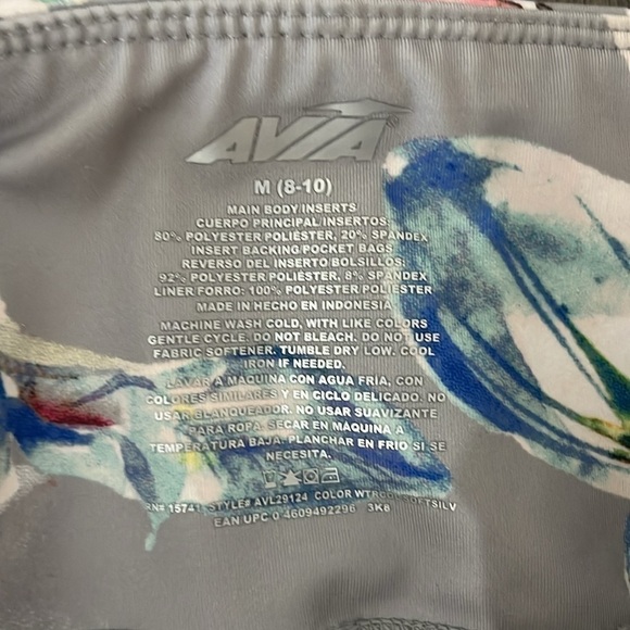 AVIA High Waist Capri Tight (Size M 8-10) Moisture Wicking Stretch Pant - Picture 4 of 7